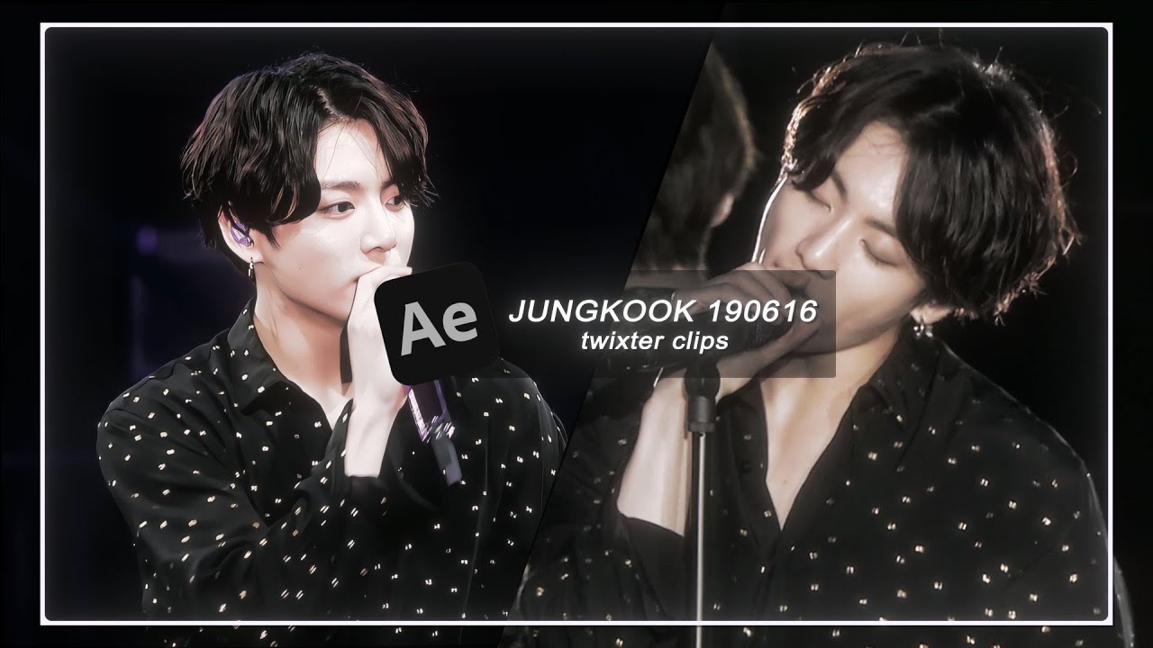 JUNGKOOK -190616 (pied piper) twixtor clips (4K)