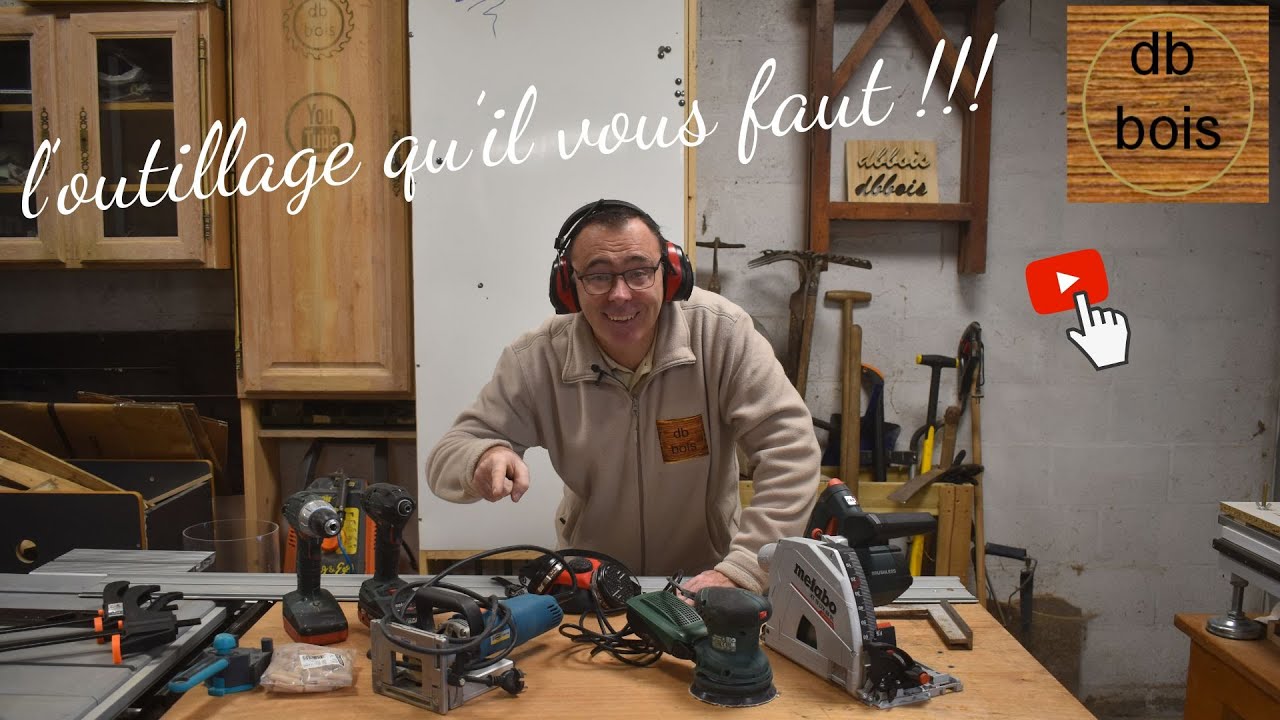 quel outillage il vous faut pour fabriquer des meubles ?