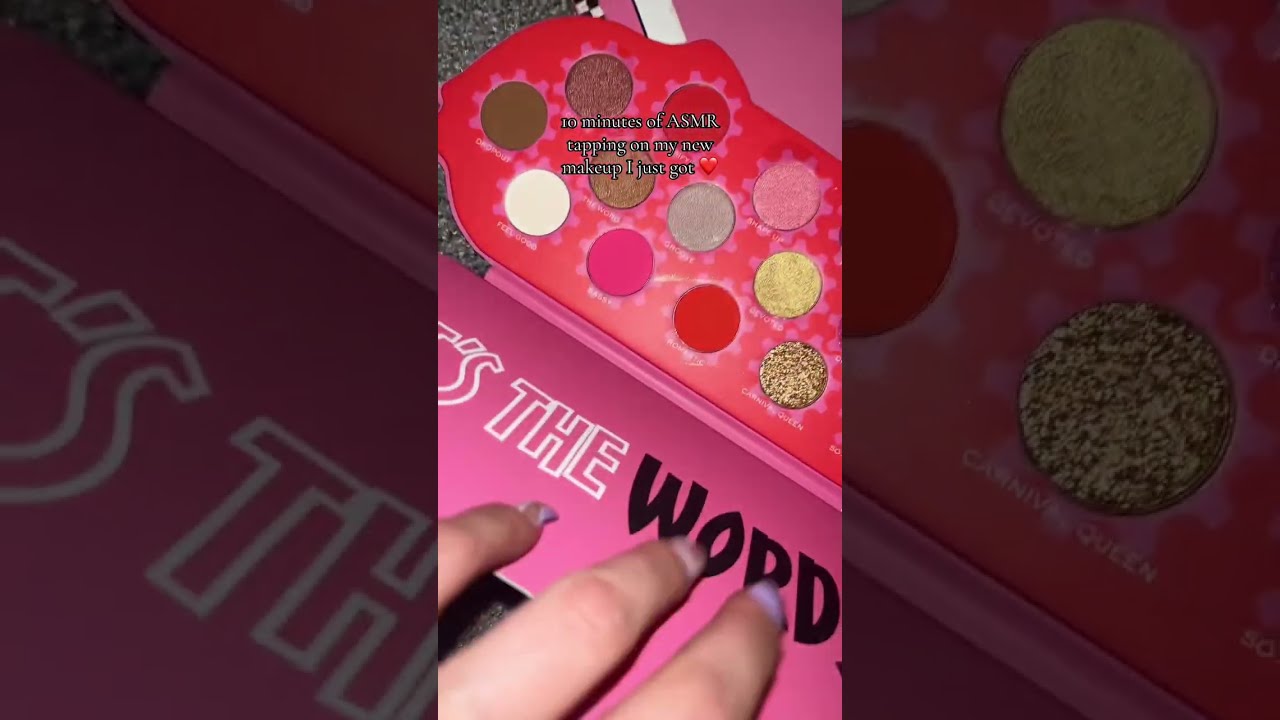 ASMR new makeup tapping 💄
