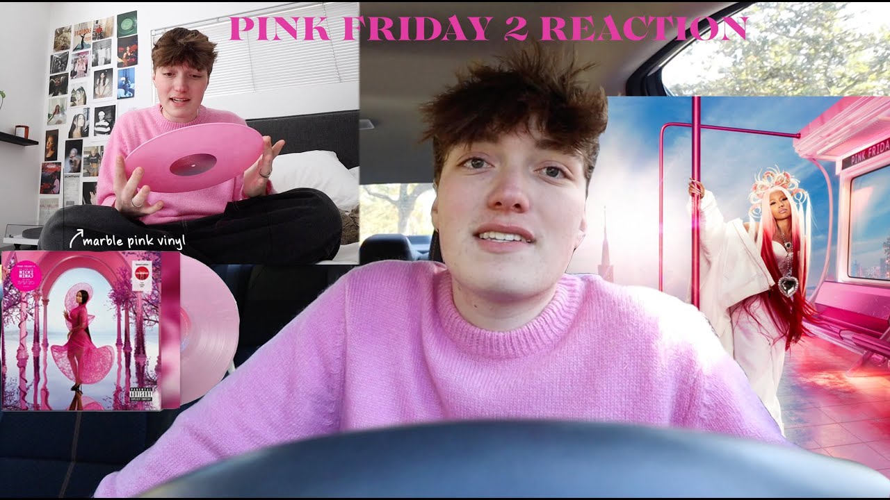 Nicki Minaj- Pink Friday 2 ALBUM REACTION & target marble vinyl unboxing