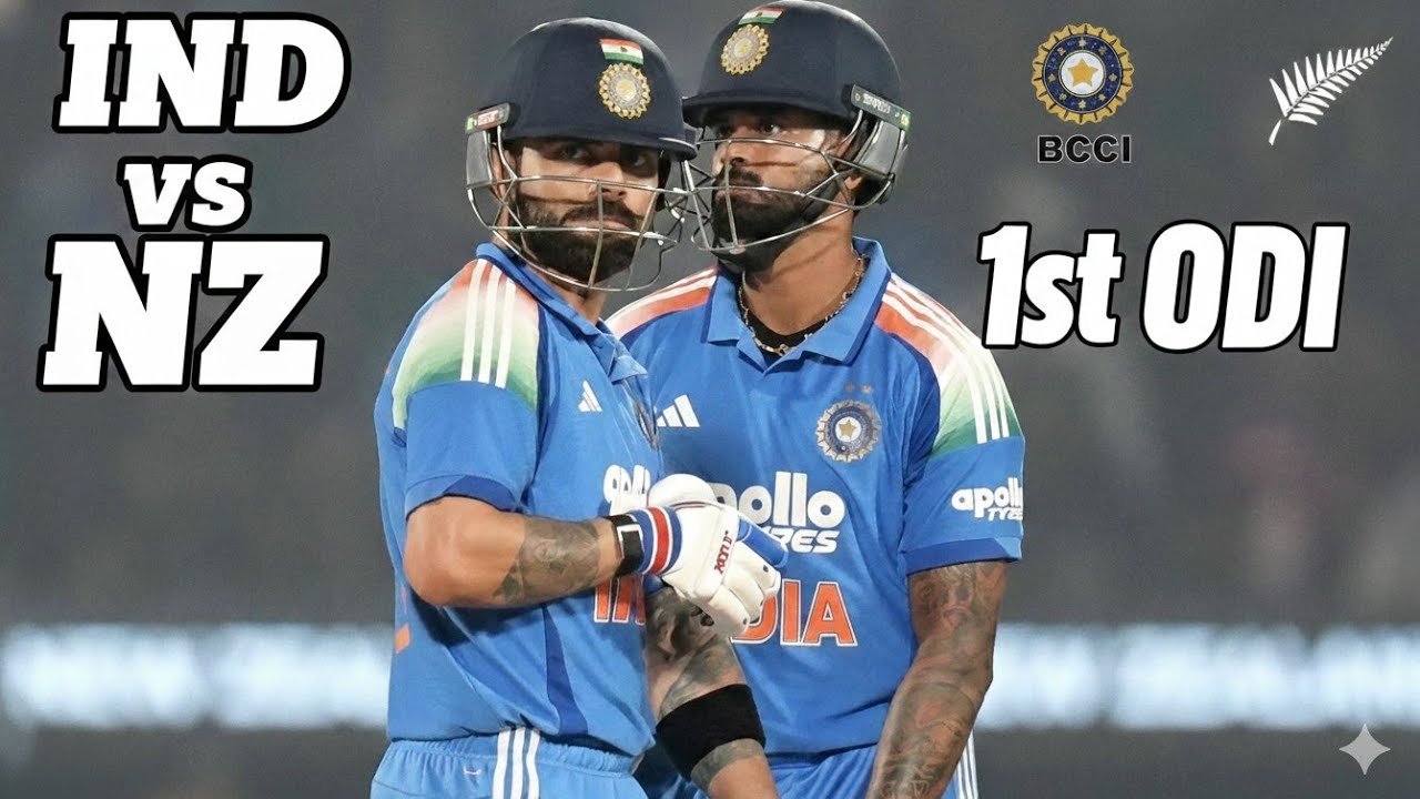 IND vs NZ | 1st odi 2026 | krafton | real cricket 