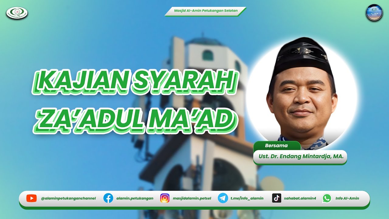 Ust. Dr. Endang Mintarja, M.A. | Kajian Syarah Kitab Zad Al-Ma'ad