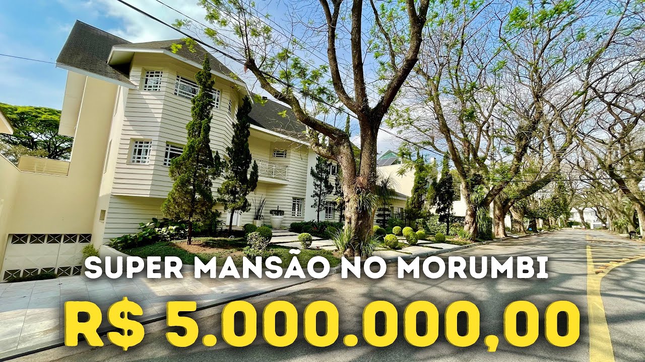 🚨 BAIXOU PARA R$4.000.000,00 - POR DENTRO DE UMA MANSÃO EM CONDOMÍNIO FECHADO NO MORUMBI