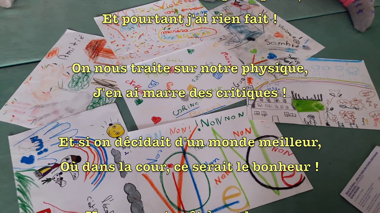Slam de Poésie - la Violence à l'école - école Michelet à Evreux