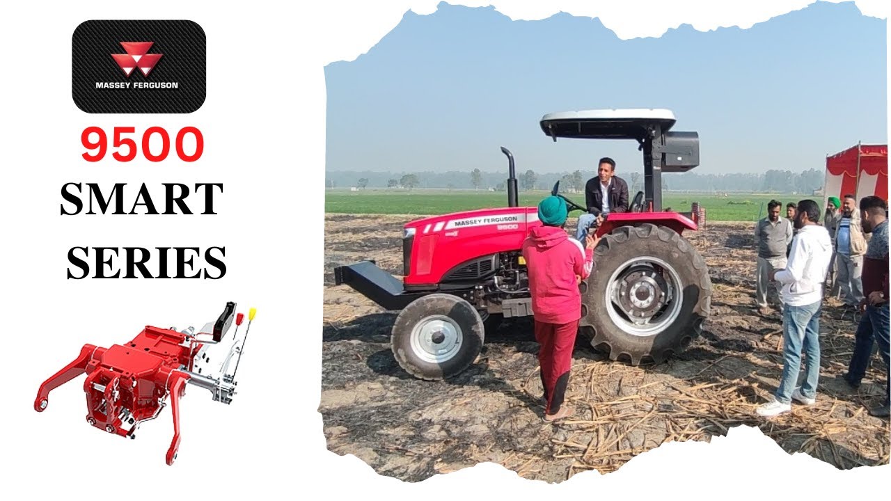 Massey Ferguson 9500 Smart Series - Hydrolic lift & other featured || Demo ||