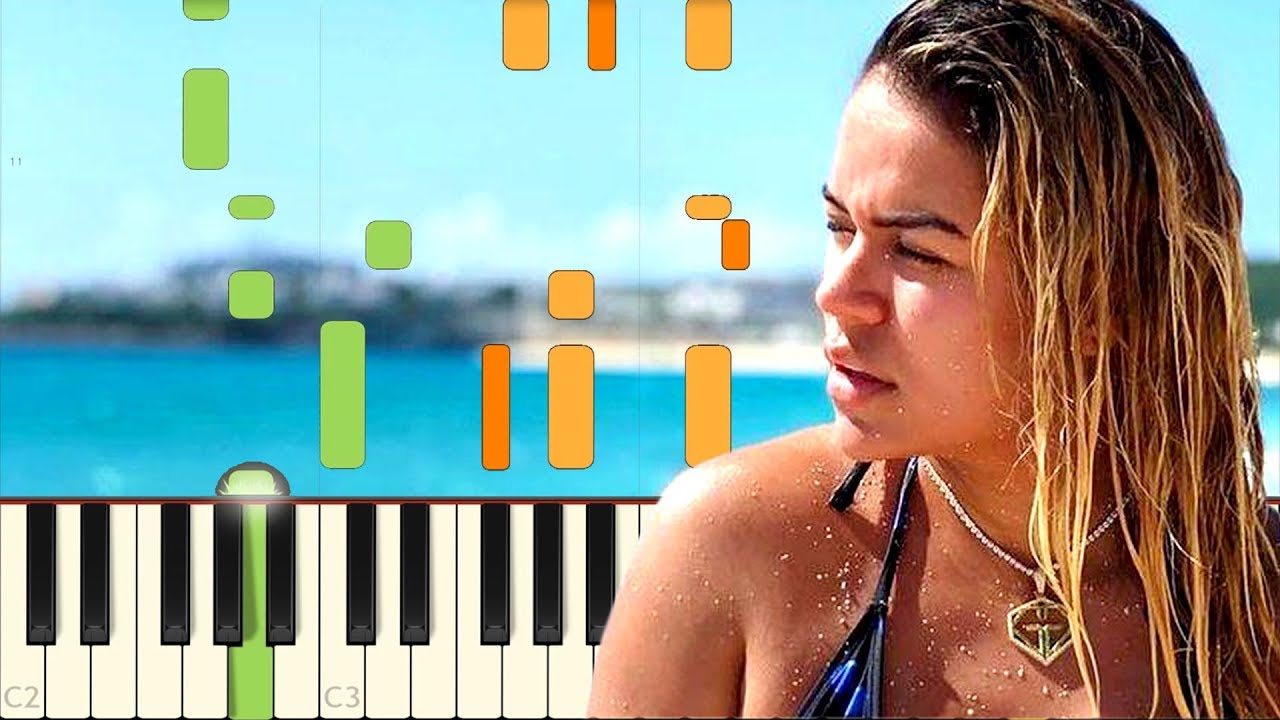 Ocean - Karol G - Piano - Synthesia