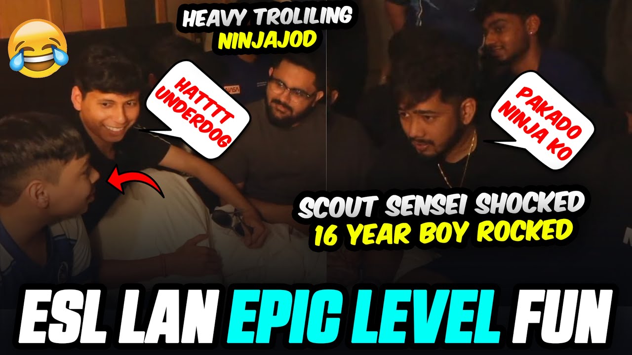 Scout Sensei's EPIC ESL LAN Fun with 16-Year-Old & NinjaJOD! 🤣