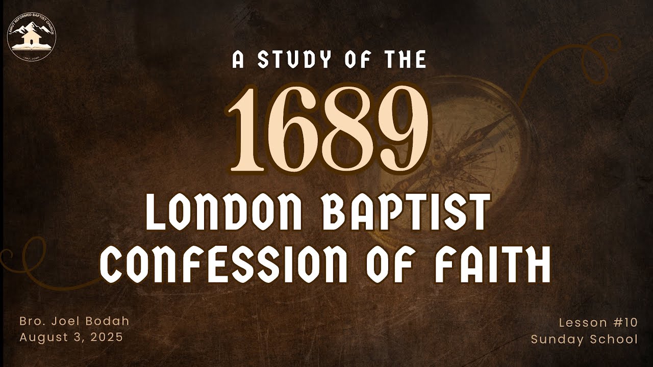2nd LBCF Chapter 2.1: Of God And The Holy Trinity