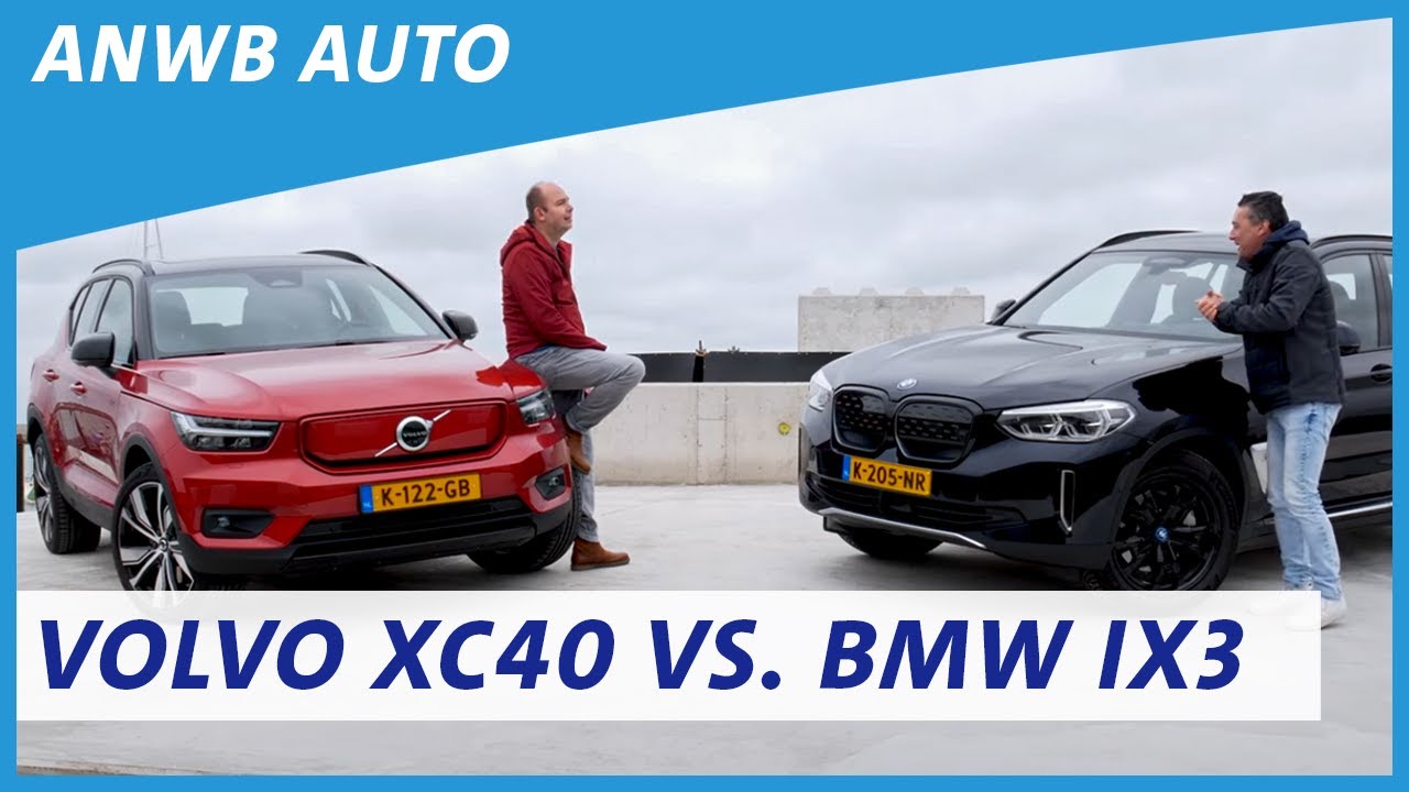 BMW iX3 vs. Volvo XC40 P8 Recharge (DAVID TEGEN GOLIATH?) | ANWB Autotest