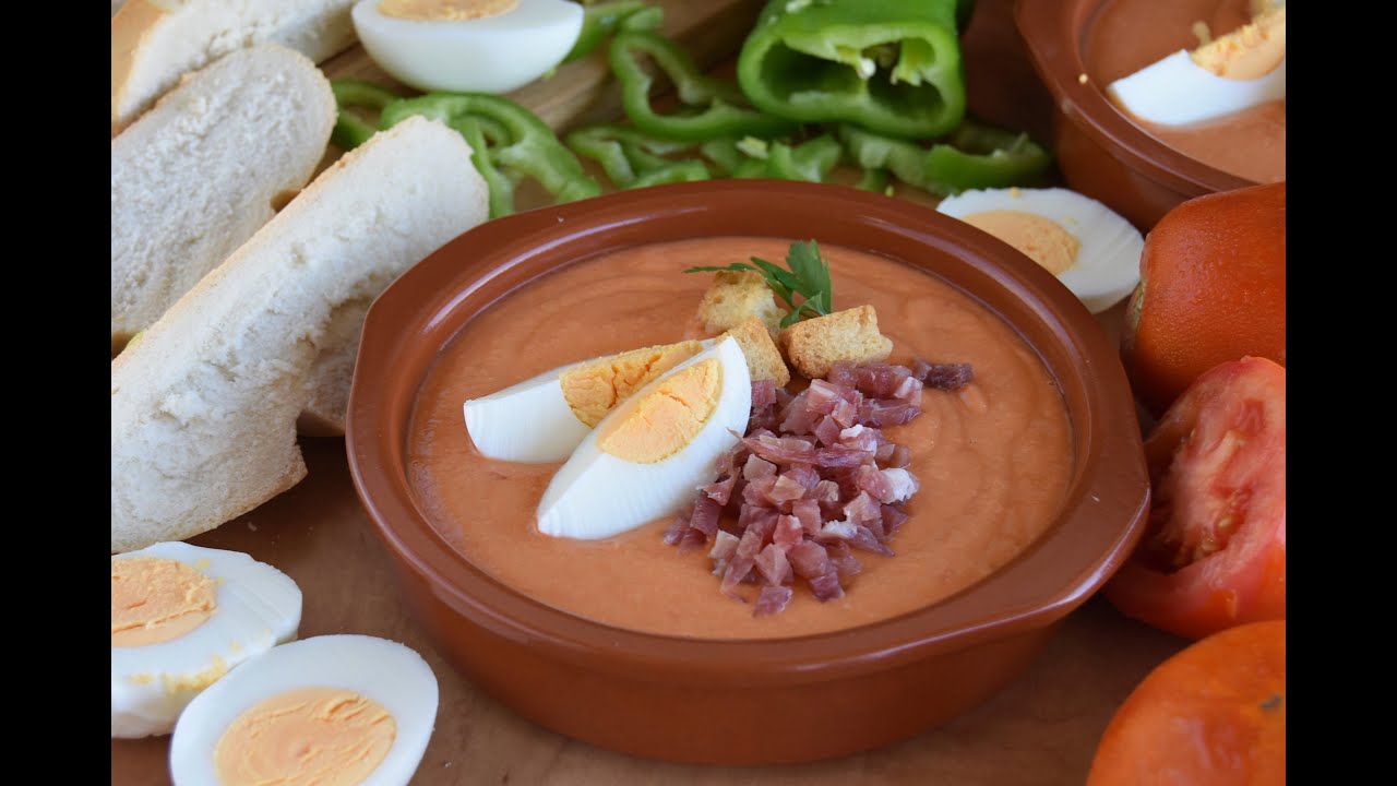 Porra antequerana muy fácil/ SOPA FRÍA DE TOMATE