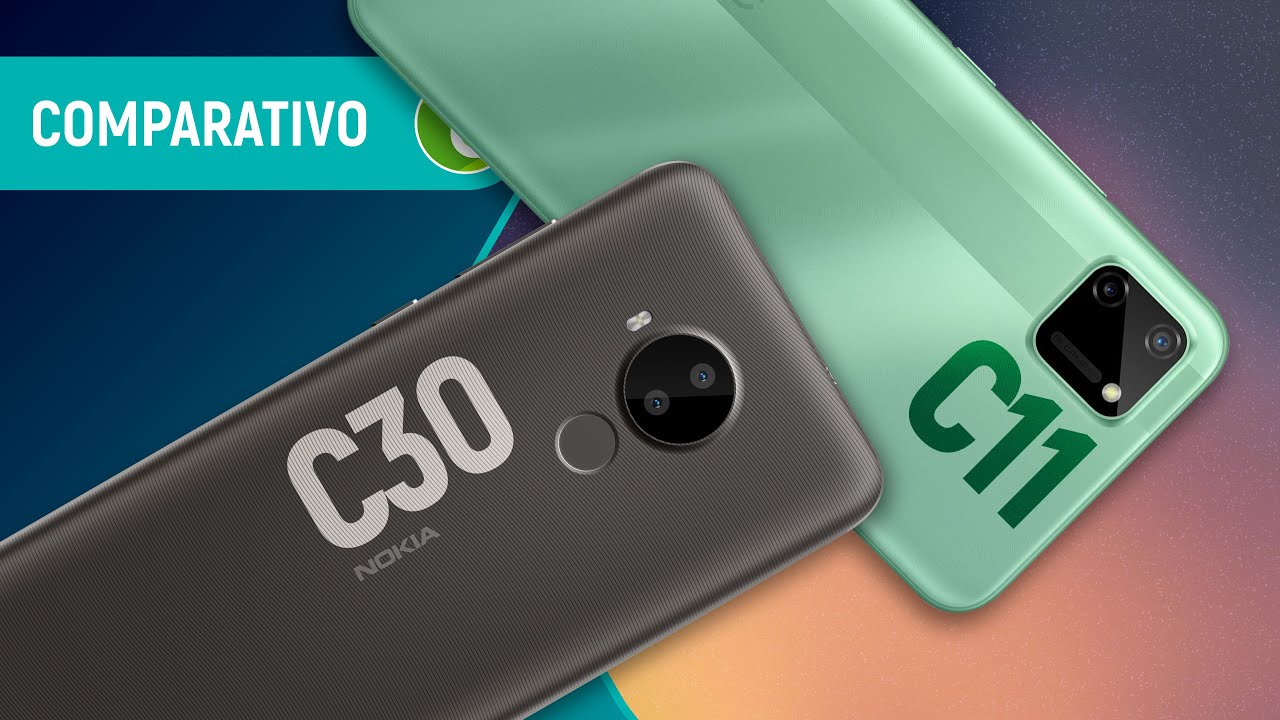 NOKIA C30 vs REALME C11: qual CELULAR BÁSICO entrega mais? | Comparativo