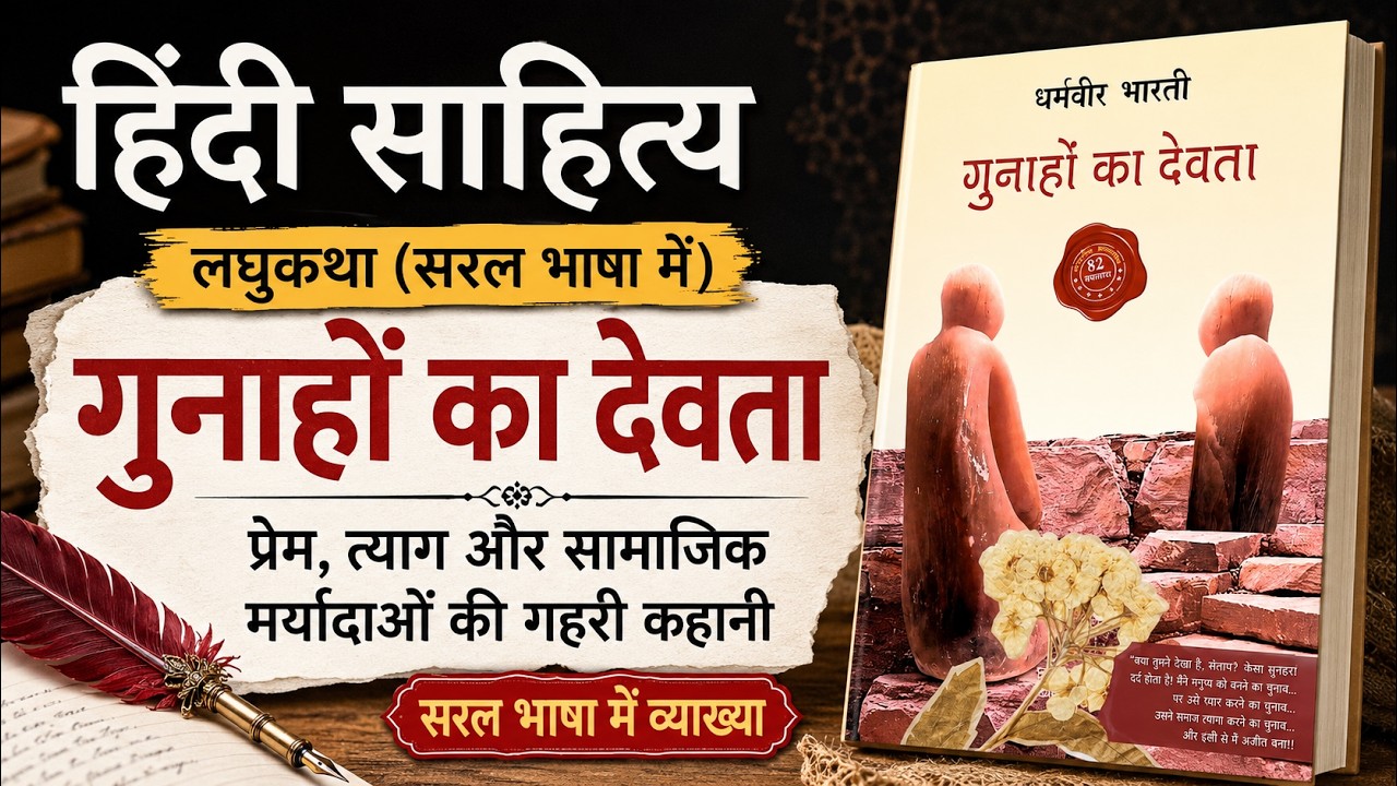 ऐसी प्रेम कहानी जो दिल छू ले | गुनाहों का देवता | हिंदी साहित्य का अमर उपन्यास | सार, पात्र और विषय