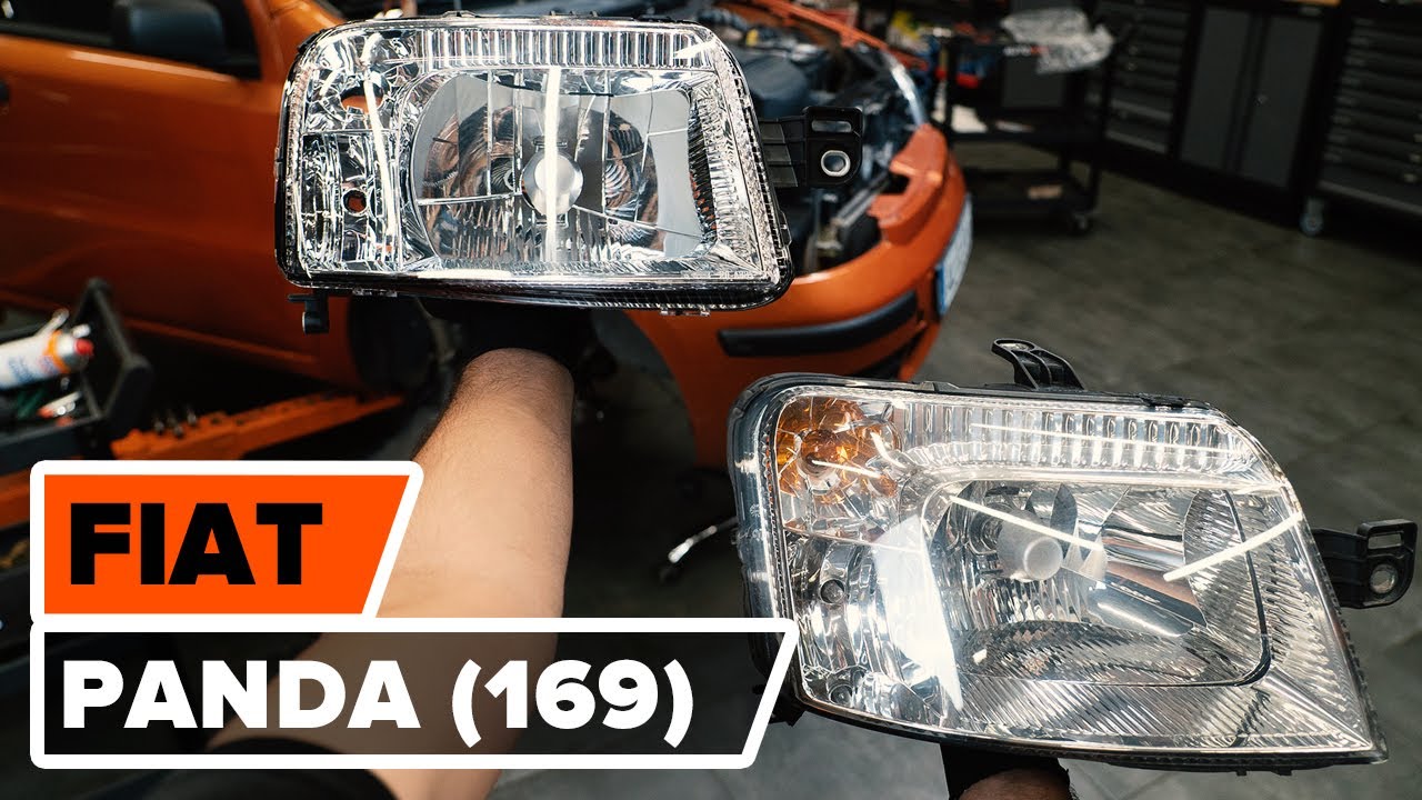 Cómo cambiar los faros delanteros en FIAT PANDA (169) [VÍDEO TUTORIAL DE AUTODOC]