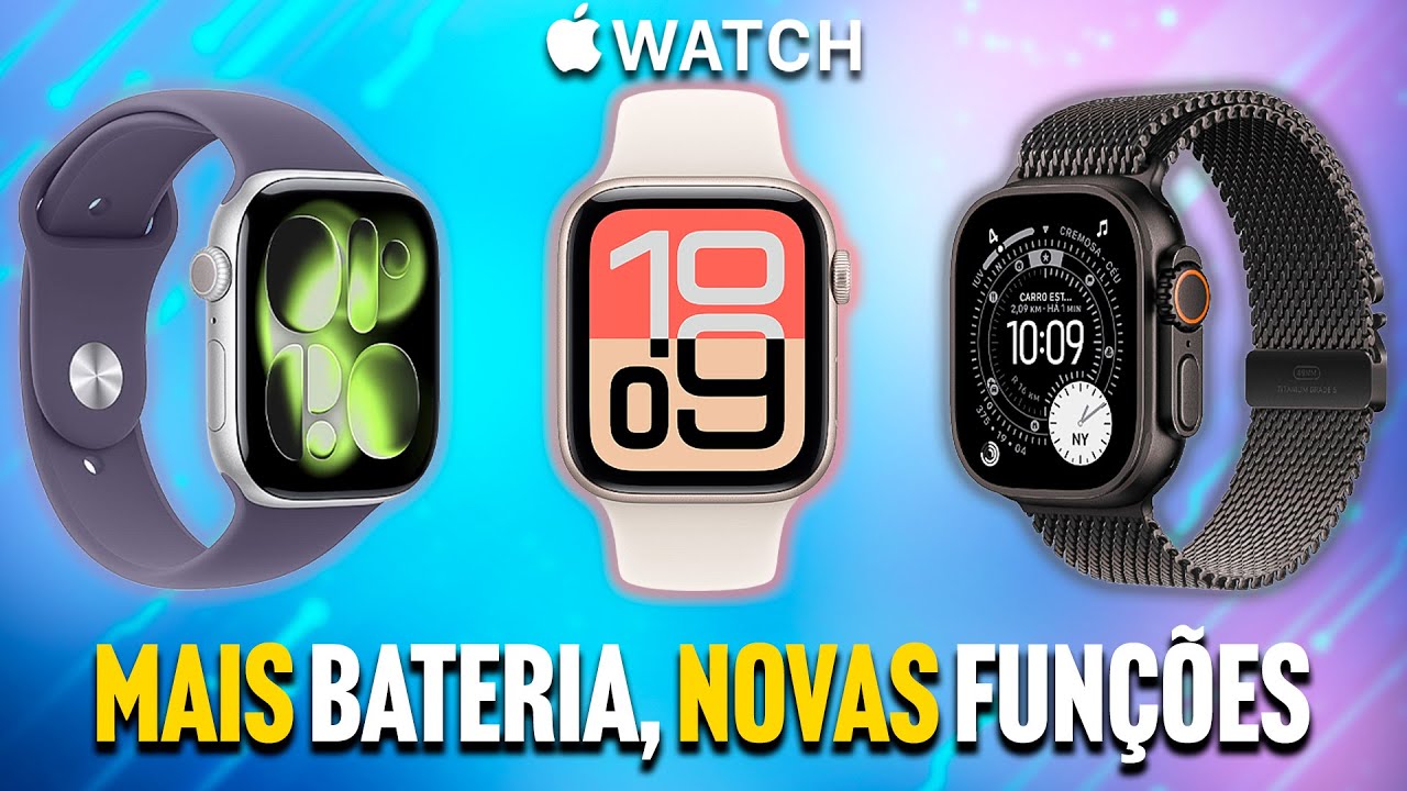 Apple Watch 11 e Watch Ultra 3: Conhe&ccedil;a TODAS as NOVIDADES!