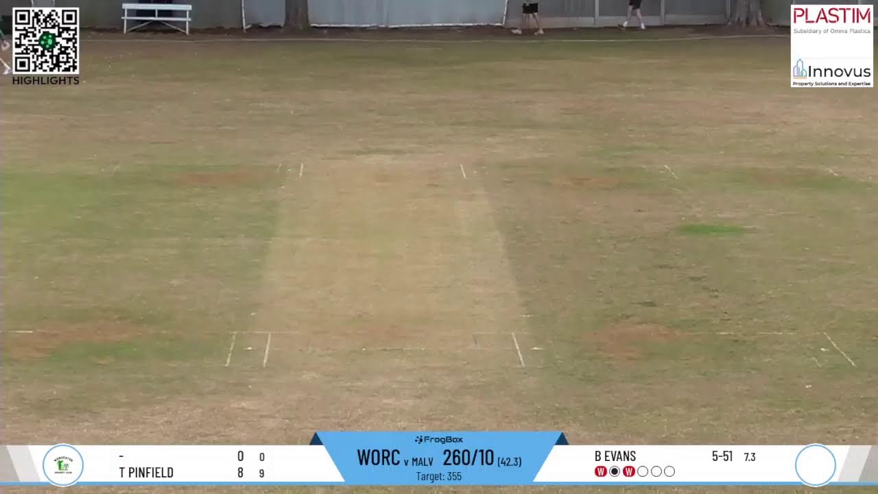 Worcester CC 2nd XI v Malvern CC 1st XI