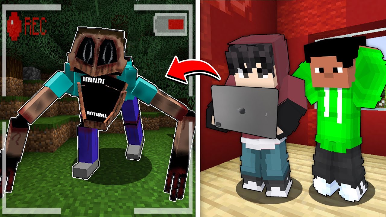 We CATCH The MIMICER With A SECRET Camera In Minecraft!
