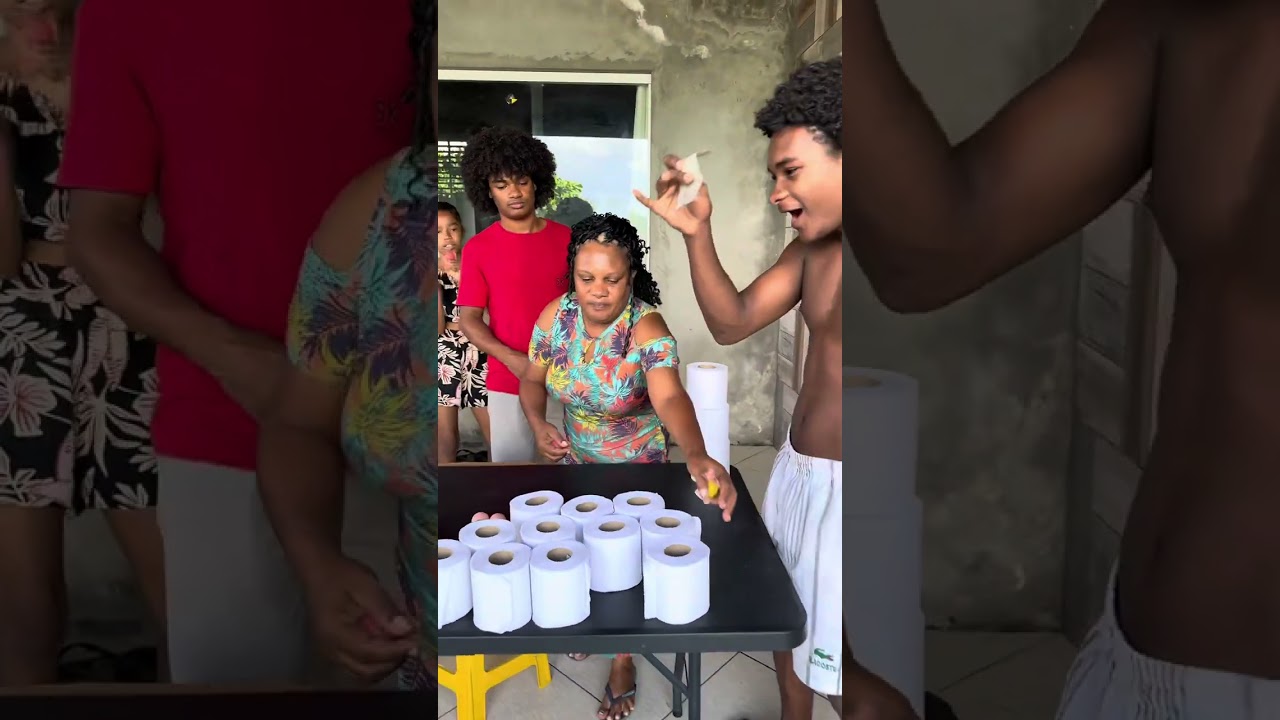 Pulando na pirâmide de papel higiênico? Vídeo completo