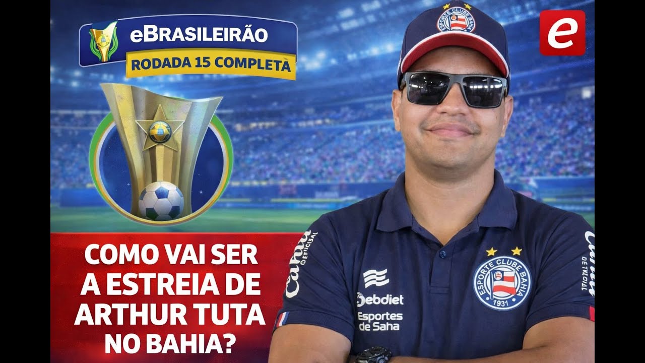🟢🟡 eBRASILEIRÃO 2025 RODADA 15 - MODO CARREIRA ONLINE