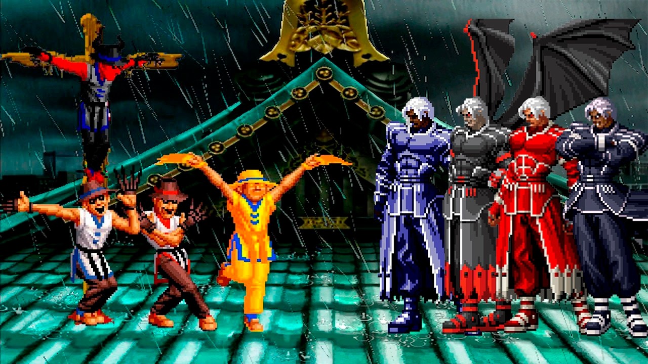 [KOF Mugen] Choi Bounge Team vs Boss Zero Team