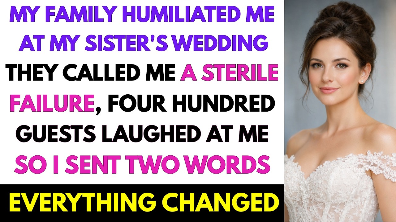 My Parents Humiliated Me At My Sister's Wedding — One Message Exposed Their 20-Year Lie