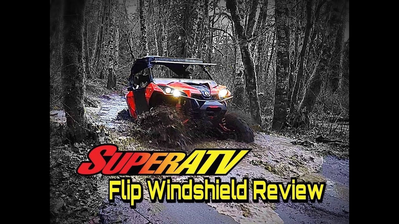 Super Atv Flip up windshield Review