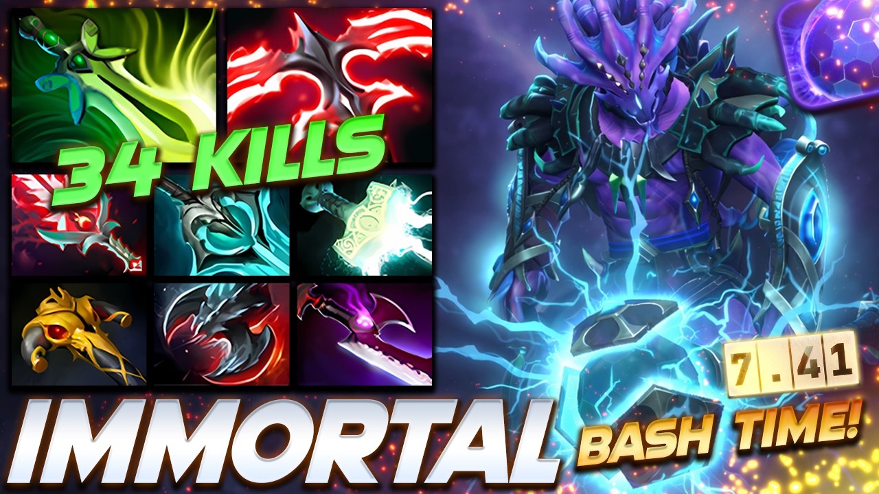 Faceless Void 34 Frags - BASH TIME! - Dota 2 Pro Gameplay [Watch & Learn]