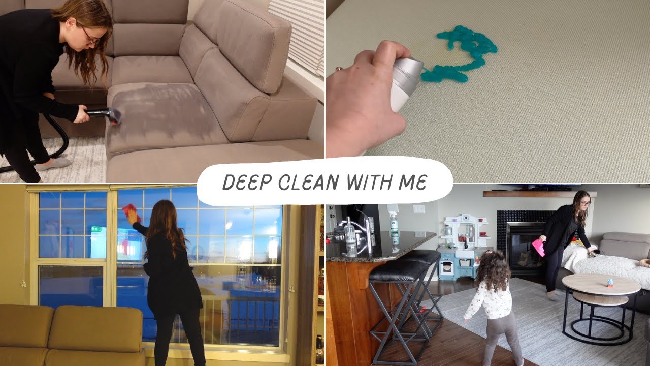 NEW DEEP CLEAN WITH ME / STAIN REMOVING HACK / CLEANING MOTIVATION / GET IT ALL DONE / MOM OF 2
