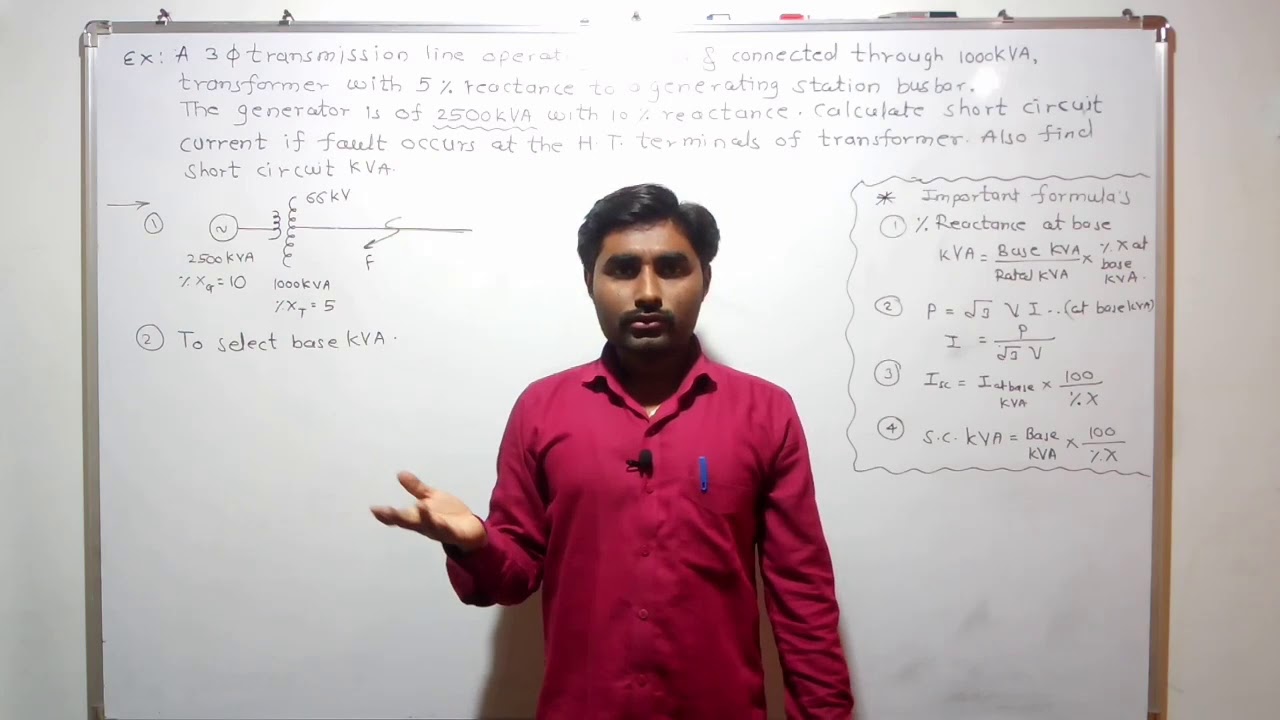 Calculations of short circuit current for Symmetrical fault