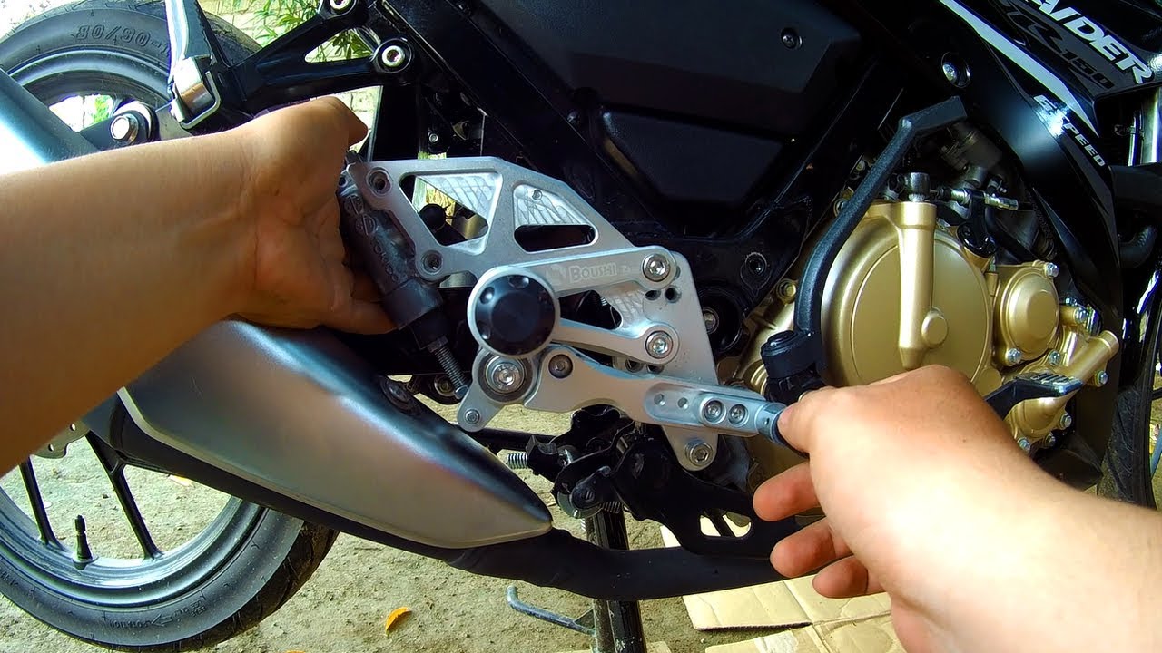 installing shifter on my raider 150 fi