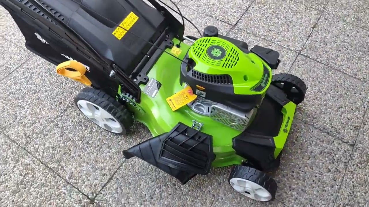 FIELDMANN FZR 5114-170B unboxing and the first mowing