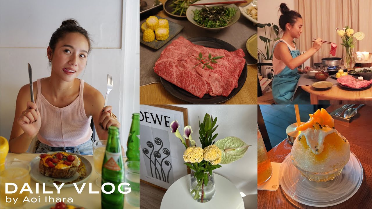 【1日Vlog】友達と東京で過ごす日常✨ランチ/カフェ/自炊