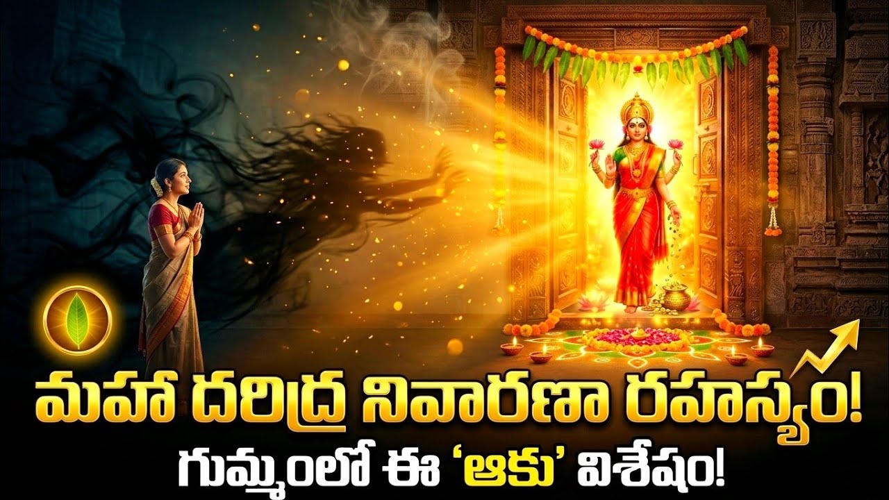 ఈ ఆకును తలుపుకు కట్టకపోతే దరిద్రమే! ఈ చిన్న పని వెంటనే చేయండి #lakshmidevi 