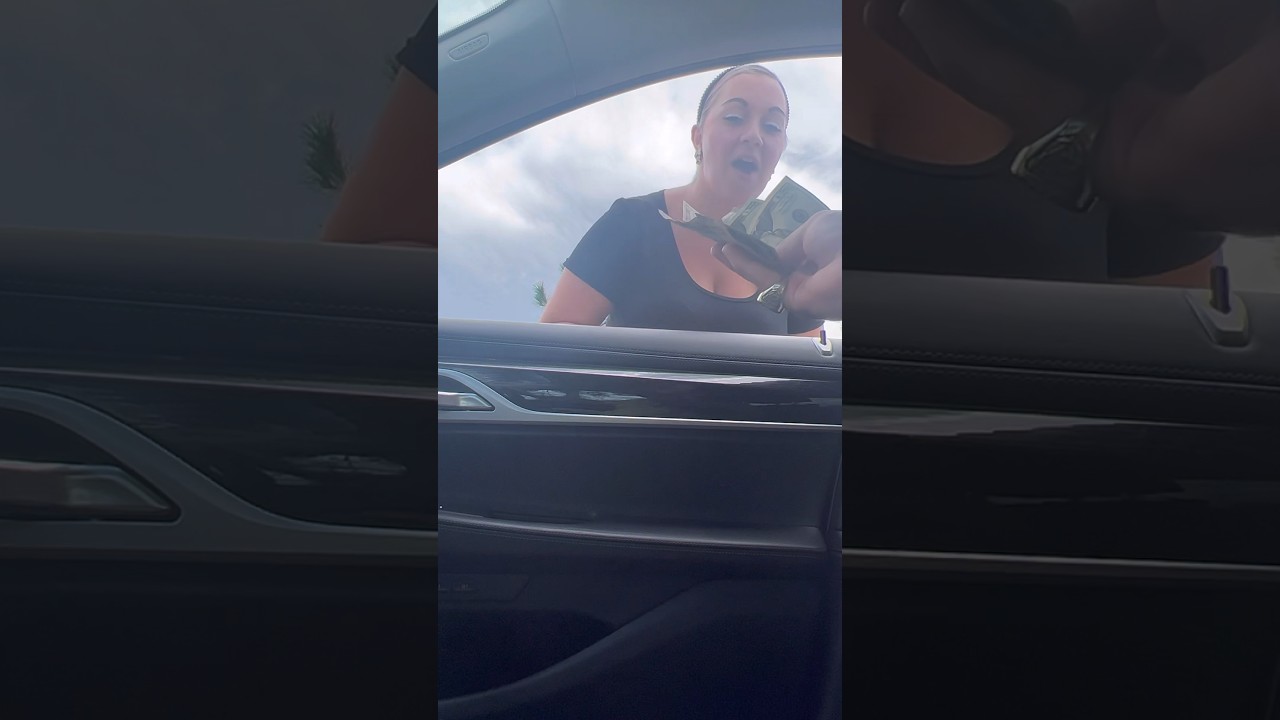 Blessing First Watch Waitress with a Big Tip on Prize Wheel