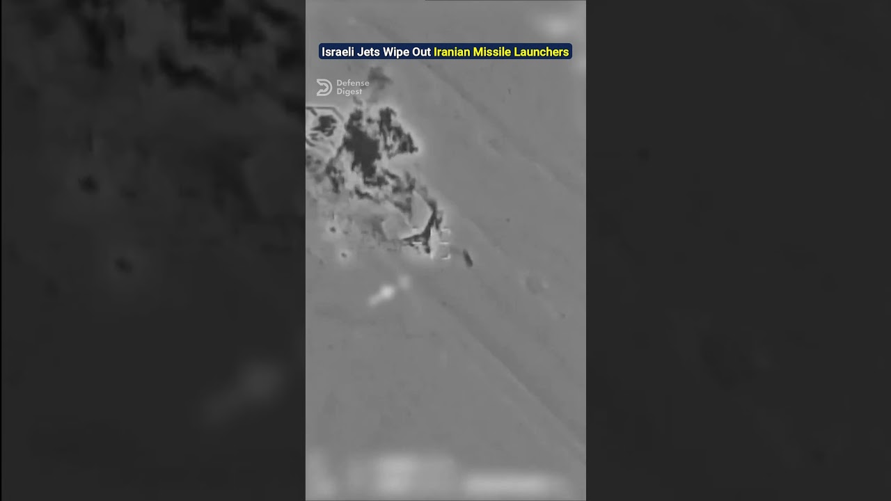 Israeli Jets Wipe Out Iranian Missile Launchers!