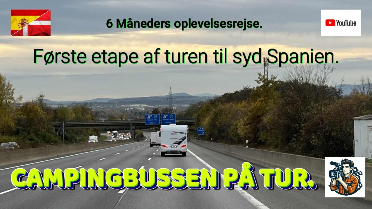Første etappe af Spaniens turen, gennem Tyskland