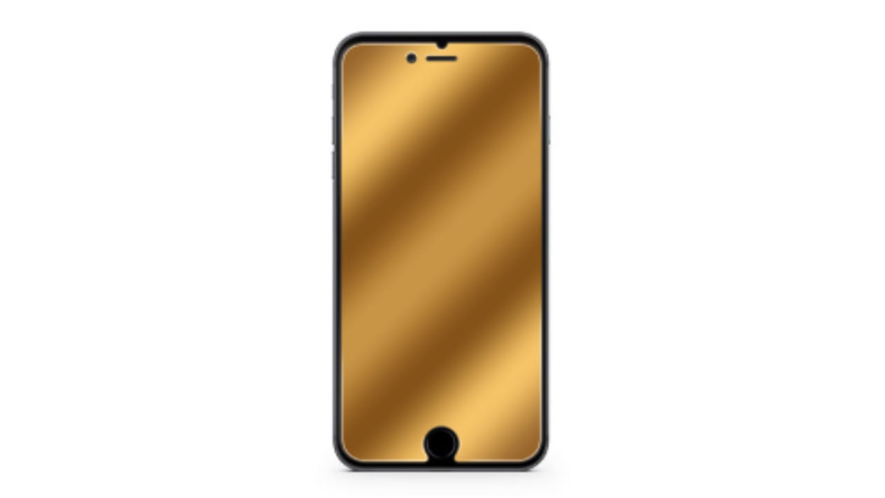 Perfect Fit Champagne Gold GlassShield for the iPhone 6