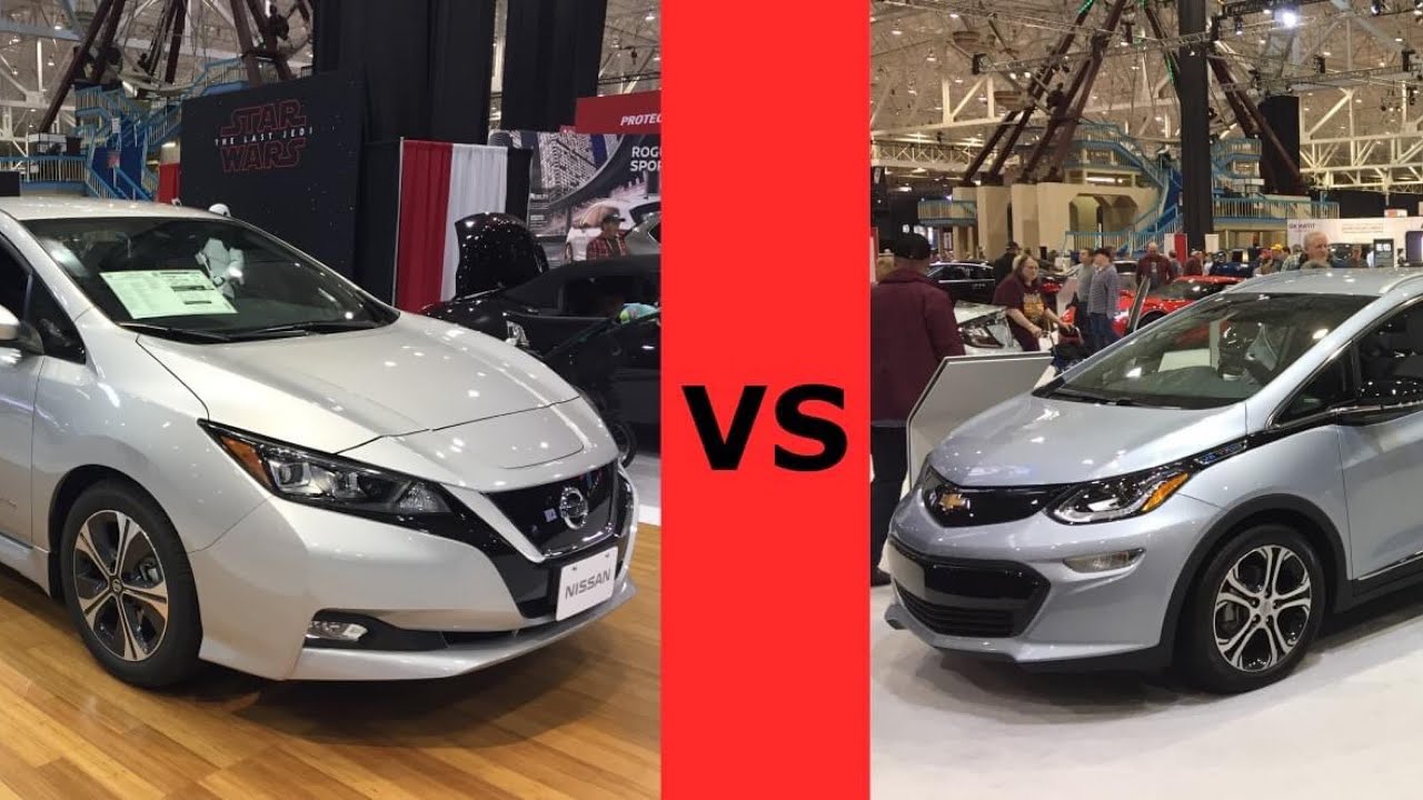 Nissan LEAF PLUS 2020 года против Chevy Bolt EV 2020 года