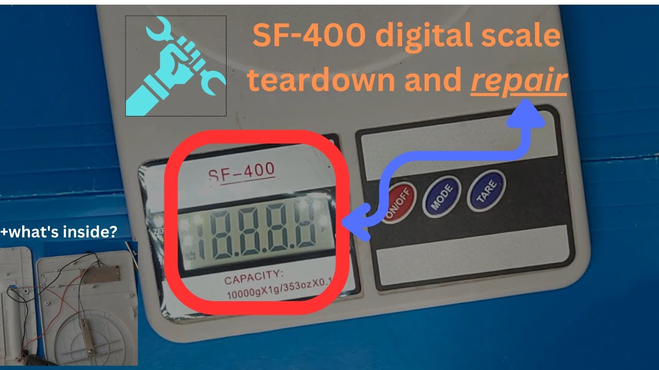 SF-400 digital scale teardown and repair