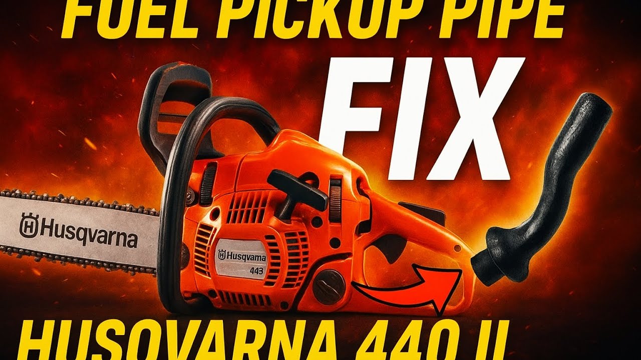 Husqvarna 440 II Chainsaw Fuel Pickup Pipe Replacement