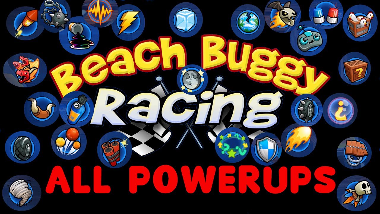 Beach Buggy Racing All Powerups & How to use them!!!