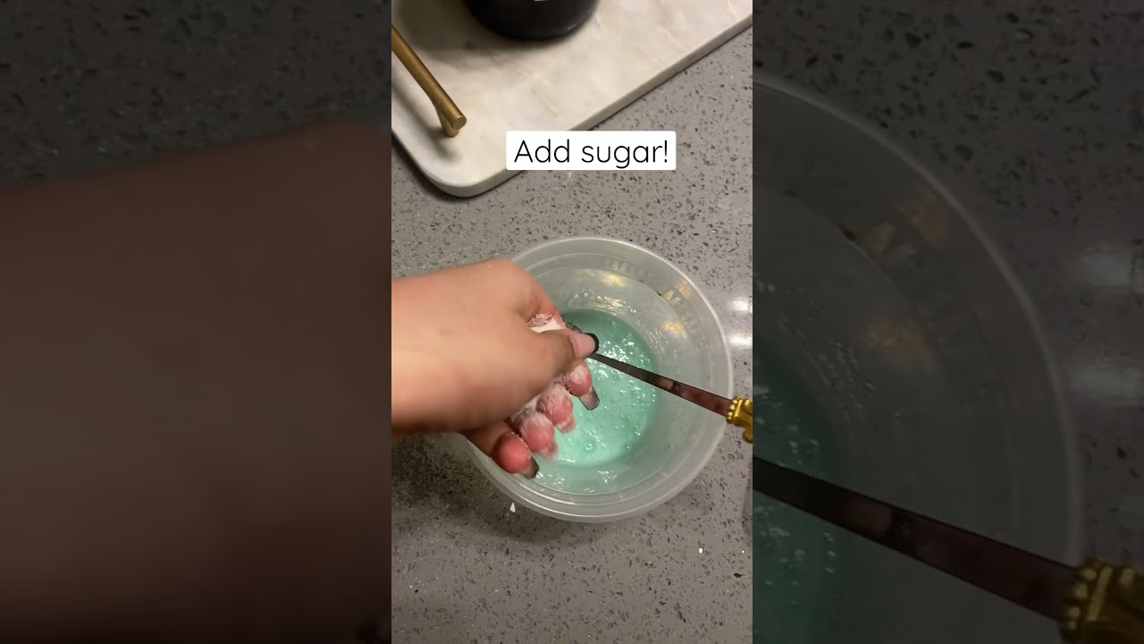 How to make No glue slime! #noglueslime #follow #like #share
