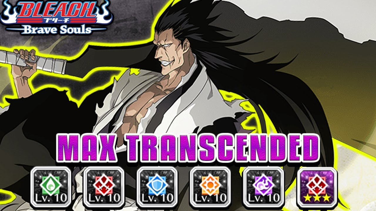 MAX TRANSCENDED 10/10/10 CFYOW KENPACHI (w/ 500+ ATK) SHOWCASE WITH BEST BUILDS! Bleach Brave Souls