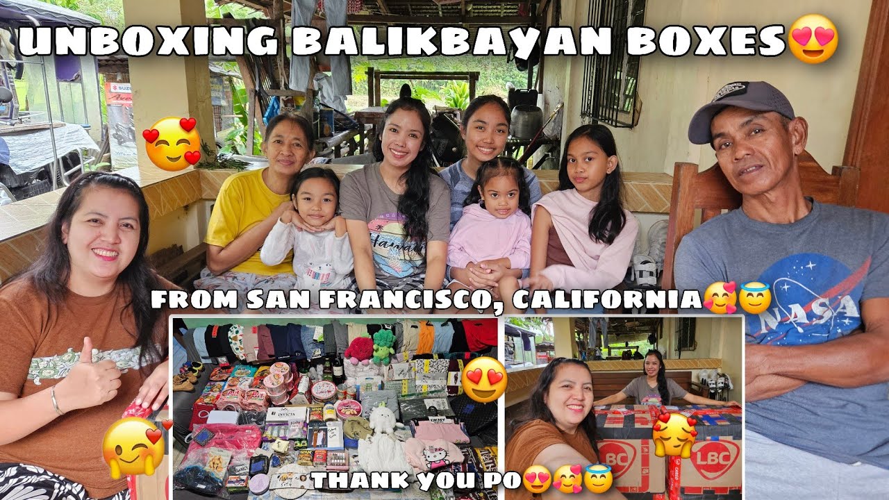 Unboxing Balikbayan Boxes from San Francisco, California!😍 | Thank you po😇🥰