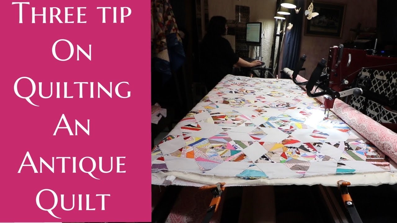 Antique Quilts  Longarm Work Day