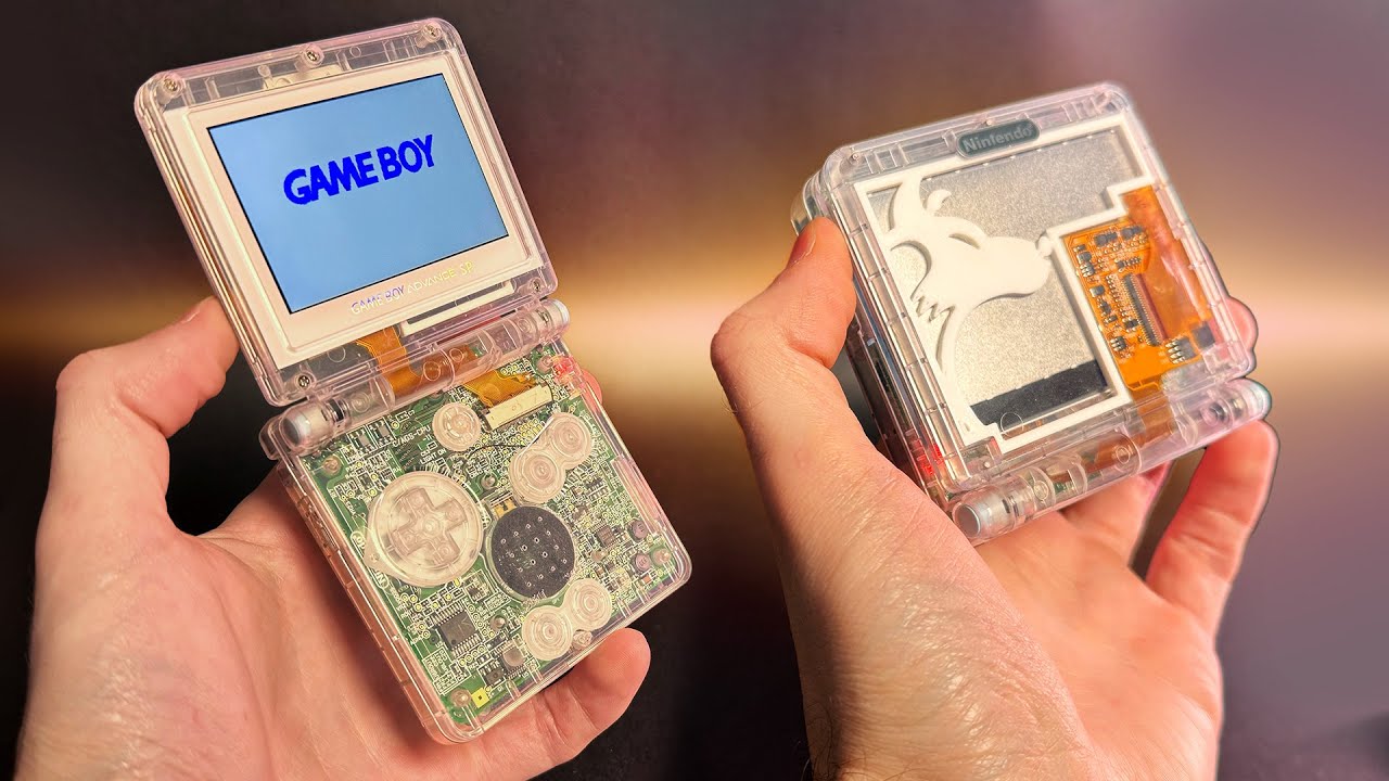 Я купил дешевый Game Boy Advance SP в Японии и модифицировал его.