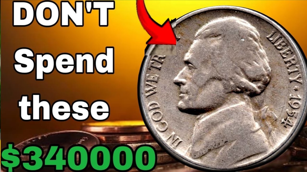 1954 Jefferson Nickel Worth Money - How It Is Worth And Why? Super Rare Coin to Look For!