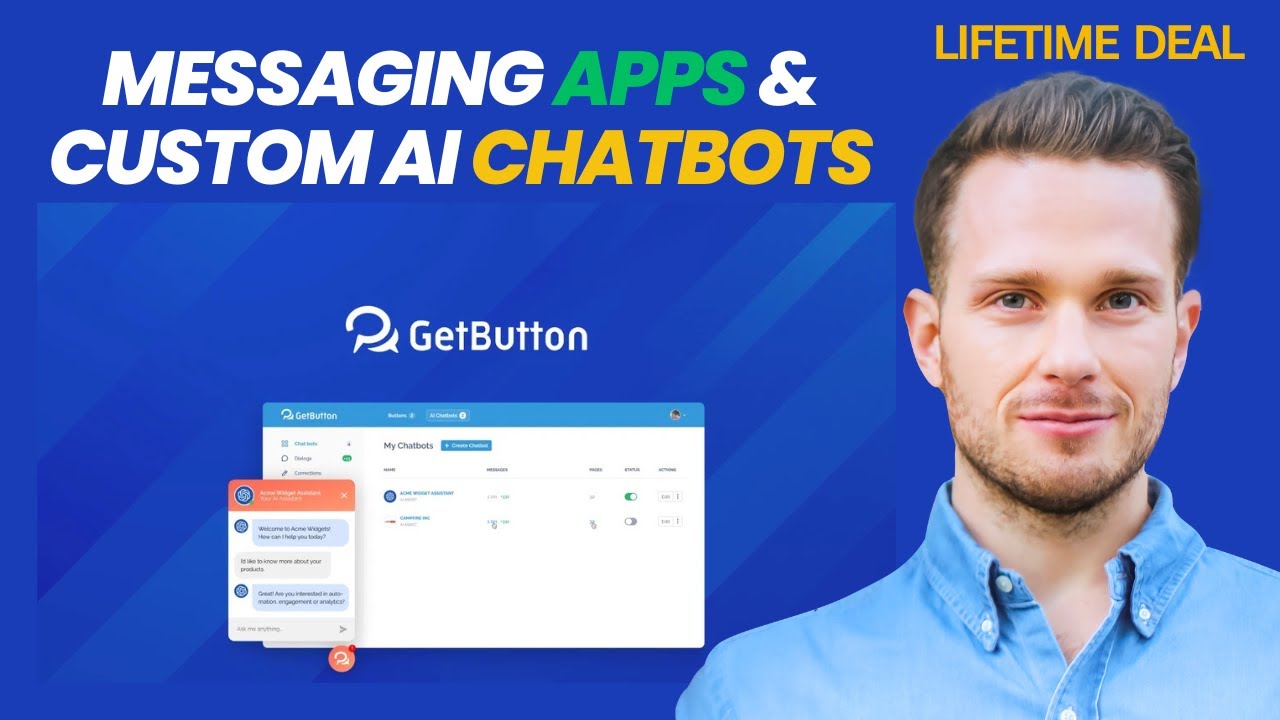 GetButton Lifetime Deal &ndash; AI Chatbot that Answers Instantly, 24/7, and Helps Grow Your Sales