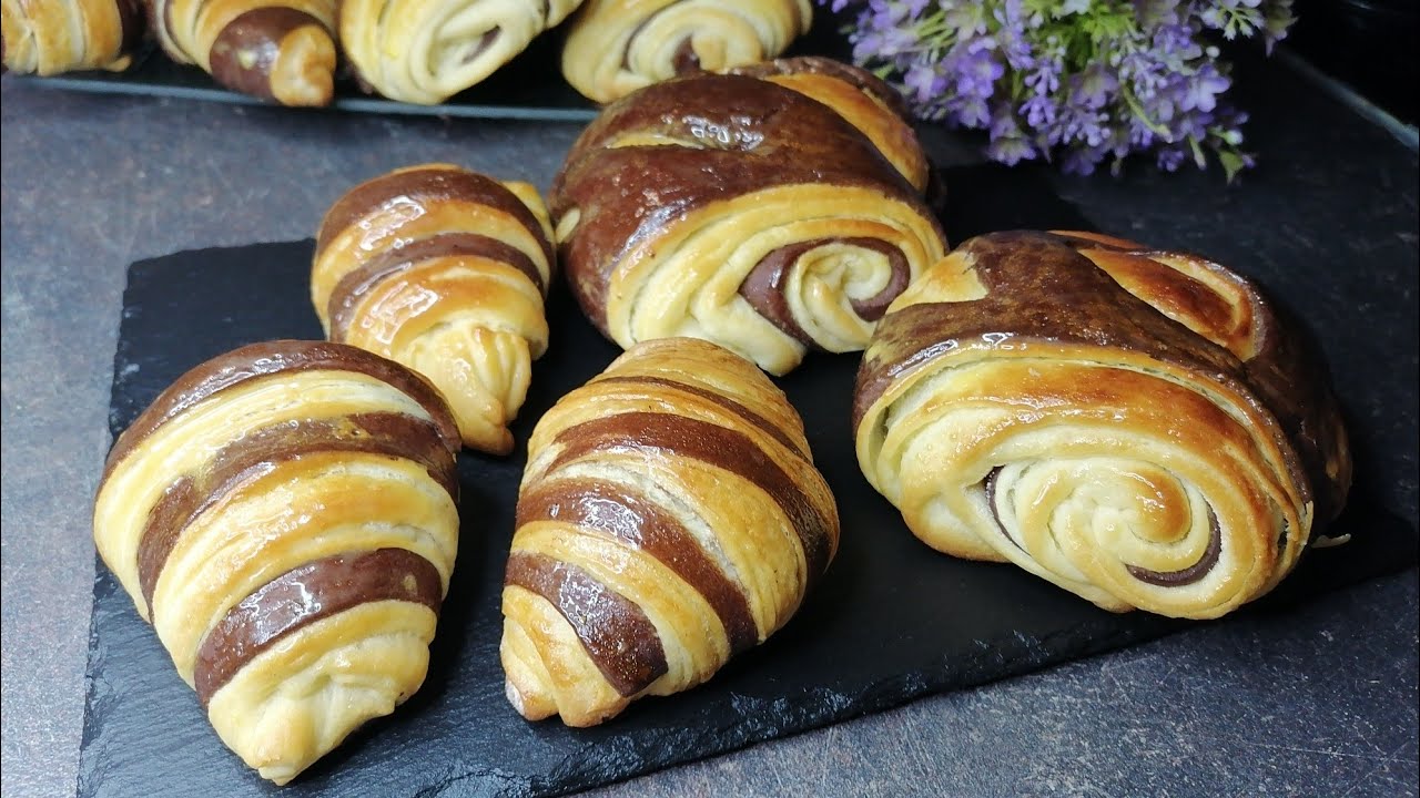 le plus rapide croissant maison à essayer, 👍moelleux, feuilletees, délicieux 👌et facile/viennoiserie