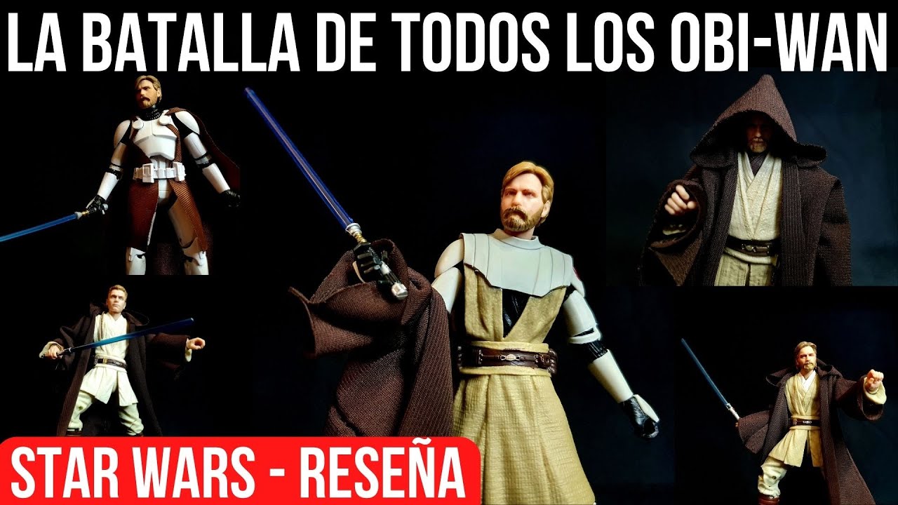 ¿Cuál es el MEJOR Obi-Wan Black Series? - Star Wars - Reseña - VERSUS