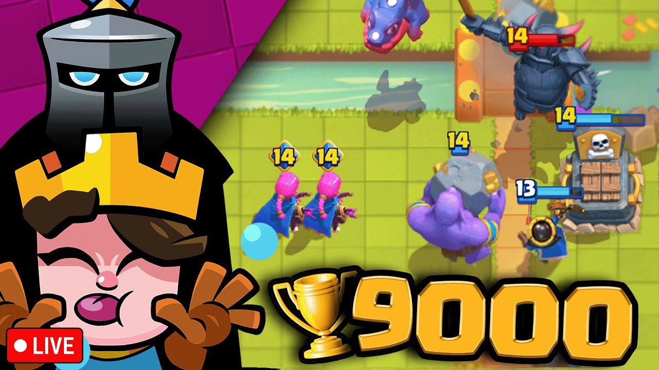 تختيم تحدي الامير الصغير 🌟 رفع 9000 كأس | كلاش رويال